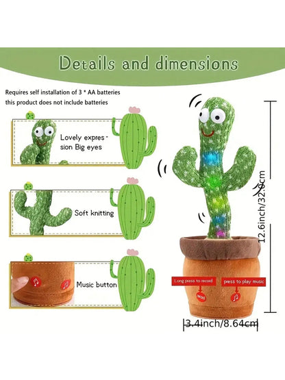 Dancing Talking Cactus - Singing Mimicking Recording Repeating