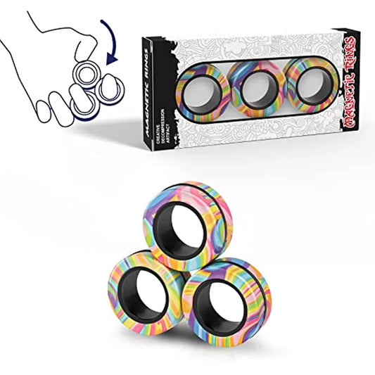 Magnetic Rings Fidget Toy